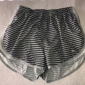 Grey/Black stripped Nike shorts